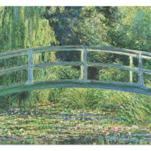 Manteles para mesa individuales (Mod-Puente japonés- Claude Monet)