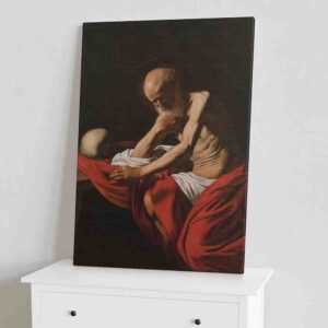 Cuadros Decorativos Para Sala arte San Jerónimo en meditación de Caravaggio