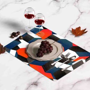 Manteles individuales elegantes (Mod-Cubismo)