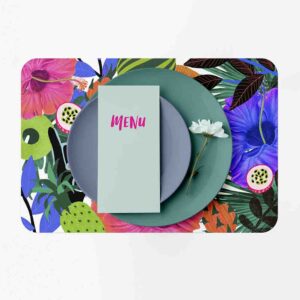 Individuales de mesa modernos (Mod-Tropical)