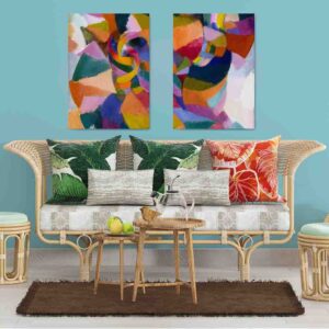 Organización del brazo 2 pz Pinturas para sala