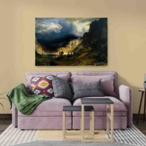 Pintura para sala Tormenta en las Montañas Rocosas de Albert Bierstadt