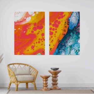 Superficie escurridiza 2 pz Cuadros decorativos para sala modernos