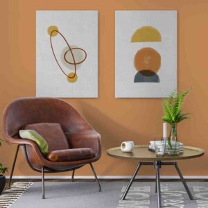 Vital 2 pz Pinturas de figuras geometricas canvas