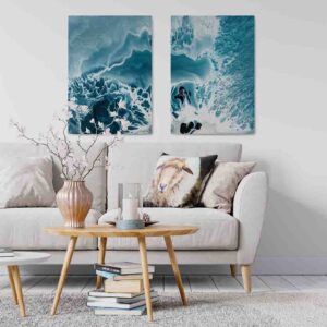 Abstracta grunge 2 pz Cuadro para la sala