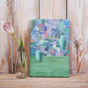 Pintura moderna minimalista canva Paisaje de ensueño