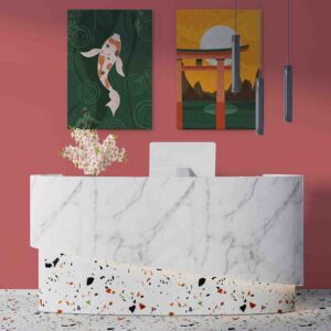 En lo profundo 2 pz Cuadros decorativos modernos minimalistas
