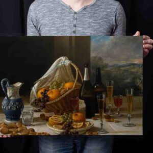 Cuadros para cocina decorativos Almuerzo Bodegón de John F. Francis
