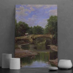 Cuadros decorativos sala Puente sobre un río de Santiago Rusiñol