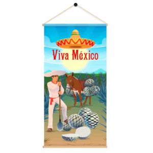 Decoracion de fiesta mexicana Viva México 7