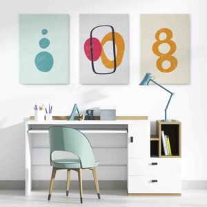 Alineación escultural 3 pz Decoracion con cuadros modernos
