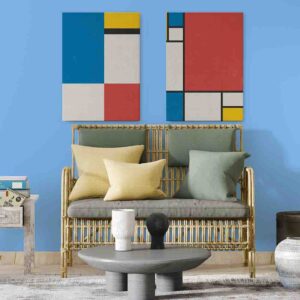 Matiz 2 pz Pinturas modernas para sala