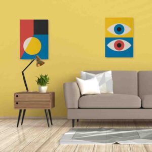 Hipnosis 2 pz Cuadros decorativos modernos minimalistas