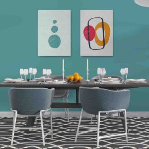 Alineación escultural 2 pz Decoracion con cuadros modernos