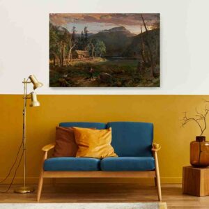Cuadros para decorar una sala The Backwoods of America de Jasper Francis Cropsey
