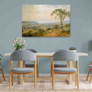 Cuadros bonitos para comedor El Valle de Wyoming de Jasper Francis Cropsey
