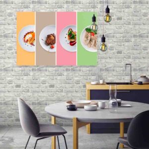 Cuadros para la cocina modernos decoracion pared Collage de platillos