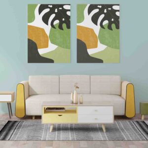 Naturalismo 2 pz Elegantes cuadros para sala
