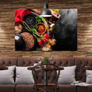 Cuadros modernos para sala y comedor canvas Comida mexicana