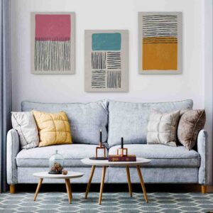 Simetría Relativa 3 pz Elegantes cuadros para sala