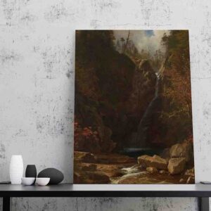 Impresion en canvas Cascadas de Glen Ellis de Albert Bierstadt