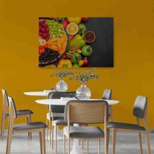 Pinturas para sala comedor decorativos Ensalada de verano