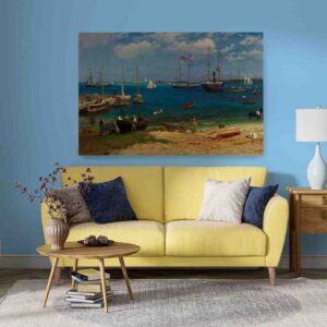 Paisajes en pintura Puerto de Nassau de Albert Bierstadt