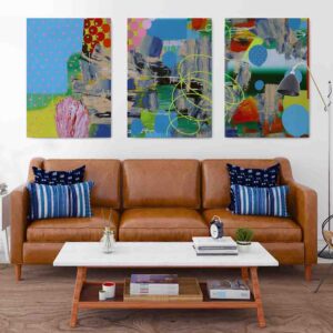 Paisaje agradable 3 pz Cuadros para decorar una sala modernos