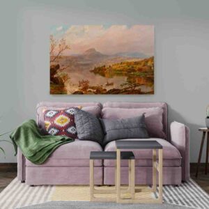 Cuadros paisajes Estanque de Wickham de Jasper Francis Cropsey