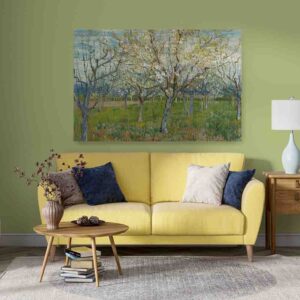 Venta de cuadros para sala El huerto rosa de Vincent Van Gogh