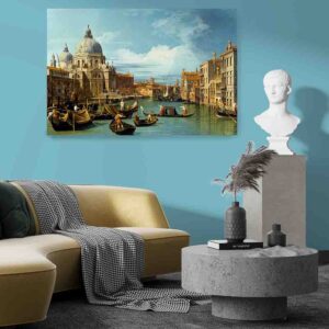Cuadros de paisajes para sala La entrada al Gran Canal de Venecia de Canaletto