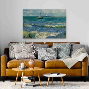Pinturas del mar Paisaje marino de Vincent Van Gogh