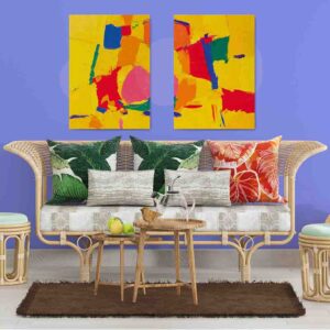 Olga Albizu 2 pz Cuadros para decorar