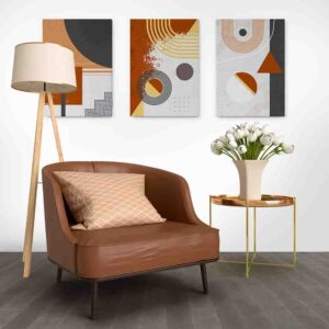 Espectral 3 pz Cuadros decorativos para sala elegantes