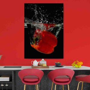 Cuadros comedor decorativos splash verduras 3