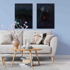 Yoo younguk 1964 2 pz Pintura abstracta oferta