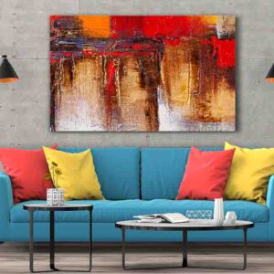 Pintura moderna minimalista canvas Acuarela exuberante