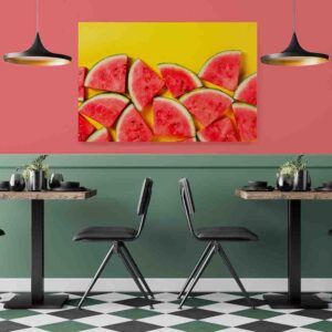 Cuadros modernos para comedor canvas Sandías de verano