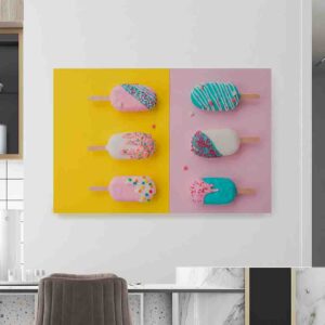 Cuadros para cocina modernos canvas Paletas de crema
