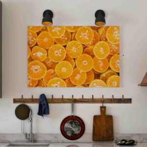 Cuadros para comedor elegantes decorativos naranjas dulces