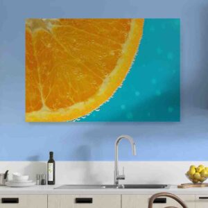 Cuadros para la cocina modernos decoracion pared Naranja