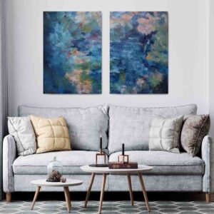 Profundidad 2 pz Cuadros en canvas