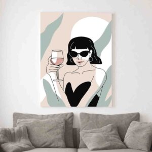 Cuadro en canvas minimalista Bohemia