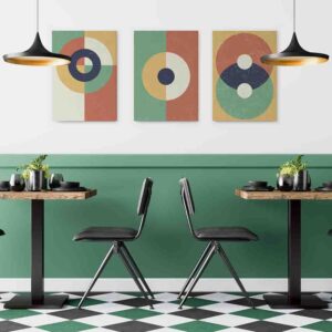 Ciclos analógicos 3 pz Pinturas con colores calidos
