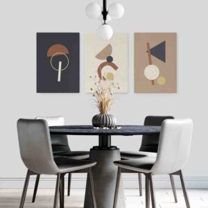 Equilibrio 3 pz Cuadros minimalistas decorativos