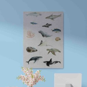 Cuadro De Mar pinturas Animales del mar