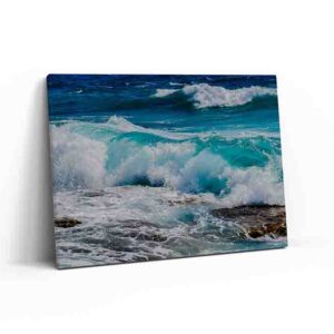 Cuadro De Mar pinturas Mar azul profundo
