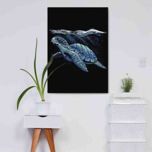 Pintura Del Mar en canvas Tortuga