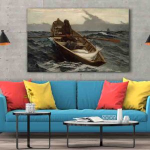 Pintura Del Mar en canvas The Fog Warning