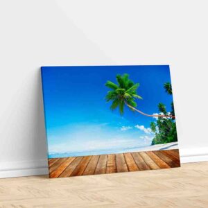 Pintura Del Mar en canvas Vista a la playa